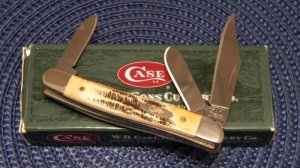 Case XX USA 2004 Bone/Stag 6.53087 SS Stockman Knife - NIB