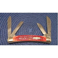 Case XX USA 2004 Old Red Bone 6488 SS Case Collectors Club Large Congress Knife - NIB Case XX USA 2004 Old Red Bone 6488 SS Case Collectors Club Large Congress Knife - NIB