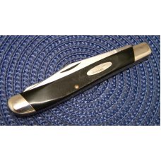 Buck 311 USA (Camillus) Black Delrin Slimline Trapper Knife in Box c. Pre 1986 Buck 311 USA (Camillus) Black Delrin Slimline Trapper Knife in Box c. Pre 1986