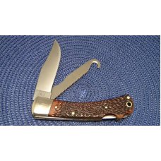 Remington UMC USA R3 Delrin Big Game Dual Lockback Knife & Pouch (1st Year Knife) - NIB