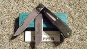 Remington UMC USA 1989 Wood R1128 Bullet Trapper Knife - NIB