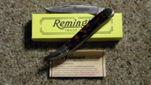 Remington UMC USA 2001 Imit. Tortoise Shell R1615T Bullet The Mariner Toothpick Knife - NIB