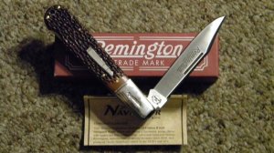 Remington UMC USA 2000 Delrin R1630 Bullet The Navigator Lockback Knife - NIB