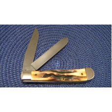 Case XX USA 6 Dot (1994) Stag 5254 D Damascus Trapper Knife