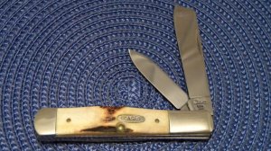 Case XX USA 1995 Stag 52005 RAZ SS One Arm Razor Knife