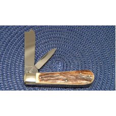 Bulldog Brand Solingen Germany 1985 Stag English Steel One Arm Razor Knife Bulldog Brand Solingen Germany 1985 Stag English Steel One Arm Razor Knife