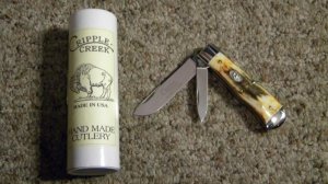 Cripple Creek USA by Great Eastern Cutlery 2009 Stag CCK73JS Jack Knife - New in Tube