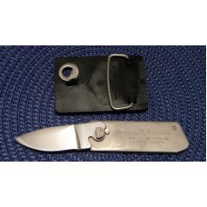 Gerber Portland, OR 97223 USA Scrimshawed Touche' Belt Buckle Knife - NIB Gerber Portland, OR 97223 USA Scrimshawed Touche' Belt Buckle Knife - NIB