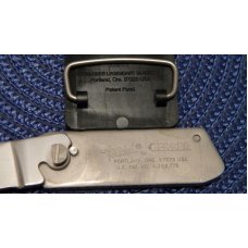 Gerber Portland, OR 97223 USA Scrimshawed Touche' Belt Buckle Knife - NIB Gerber Portland, OR 97223 USA Scrimshawed Touche' Belt Buckle Knife - NIB