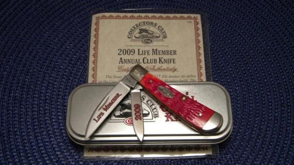 Case XX USA 2009 Rogers Bone T.B. 62117 SS Wharncliffe Sway Back Jack CCC Annual Club Knife - NIB Case XX USA 2009 Rogers Bone T.B. 62117 SS Wharncliffe Sway Back Jack CCC Annual Club Knife - NIB