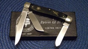 Schrade Walden Cut. K74 USA Keen Kutter Limited Edition The Spirit of St. Louis Stockman Knife - NIB