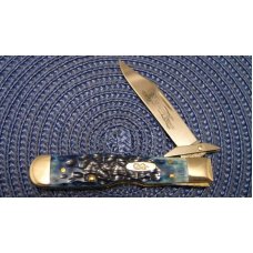 Case XX USA 2005 Teal Bone 611 1/2 Quality Test Run Cheetah Cub Swing Guard Lockback Knife - NIB Case XX USA 2005 Teal Bone 611 1/2 Quality Test Run Cheetah Cub Swing Guard Lockback Knife - NIB