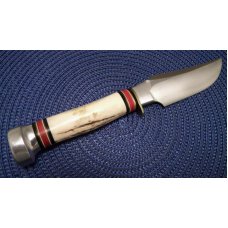 Marbles Gladstone, MI USA Stag Bison Fixed Blade Sheath Knife - NIB Marbles Gladstone, MI USA Stag Bison Fixed Blade Sheath Knife - NIB