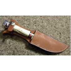 Marbles Gladstone, MI USA Stag Bison Fixed Blade Sheath Knife - NIB Marbles Gladstone, MI USA Stag Bison Fixed Blade Sheath Knife - NIB