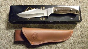 Puma Germany Stag 116394 102/RC Hunter's Companion Fixed Blade Sheath Knife c.2002 - NIB