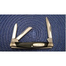 Buck 310 USA Black Saw Cut Delrin Whittler Knife c.1999 - NIB