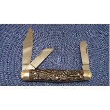 Boker Solingen Germany Tree Brand Classic Bone 7474B Stockman Knife c..1970's - NIB Boker Solingen Germany Tree Brand Classic Bone 7474B Stockman Knife c..1970's - NIB