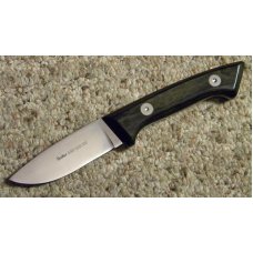 Linder 440 Solingen Germany Rostfrei Dark Wood Fixed Blade Sheath Knife Linder 440 Solingen Germany Rostfrei Dark Wood Fixed Blade Sheath Knife