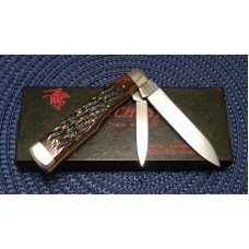 Winchester Trademark USA 1988 Bone 2851 Gunstock Knife - NIB Winchester Trademark USA 1988 Bone 2851 Gunstock Knife - NIB