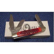 Case XX Select USA 1999 Red Bone 6347 SS Stockman Knife - NIB