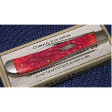 Case XX USA 2008 Dark Red Bone 61048 CV Slimline Trapper Knife - NIB Case XX USA 2008 Dark Red Bone 61048 CV Slimline Trapper Knife - NIB