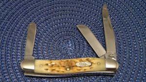 Case XX USA 2006 Bone 6318 SS Stockman Knife