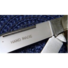 Schrade Walden NY USA 890 Peach Seed Bone Stockman Knife c.1950's Schrade Walden NY USA 890 Peach Seed Bone Stockman Knife c.1950's