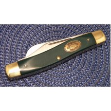 Schrade Skoal USA Green Delrin Large Stockman Knife Schrade Skoal USA Green Delrin Large Stockman Knife