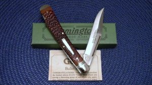 Remington UMC USA 1992 Delrin R1253 Bullet Guide Lockback Knife - NIB