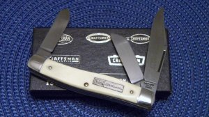 Craftsman USA 95044 (Schrade Made) Delrin Stockman Knife - NOS