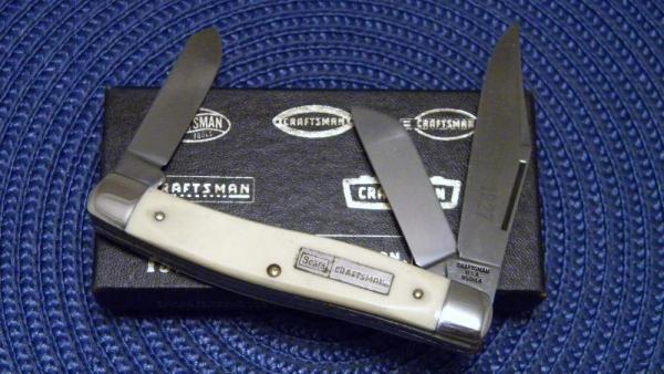 Craftsman USA 95044 (Schrade Made) Delrin Stockman Knife - NOS Craftsman USA 95044 (Schrade Made) Delrin Stockman Knife - NOS