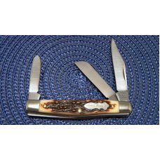 Schrade + USA 834UH Uncle Henry Staglon Rancher Stockman Knife - NIB Schrade + USA 834UH Uncle Henry Staglon Rancher Stockman Knife - NIB