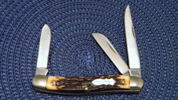 Schrade + USA 897UH Uncle Henry Staglon Signature Premium Stockman Knife Schrade + USA 897UH Uncle Henry Staglon Signature Premium Stockman Knife