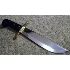 Case XX USA 6 Dot (1994) Black Bowie Fixed Blade Sheath Knife Case XX USA 6 Dot (1994) Black Bowie Fixed Blade Sheath Knife