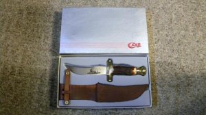 Case XX USA 1997 Red Stag Kodiak Fixed Blade Sheath Knife - NIB
