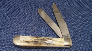 Case XX USA 2 Dot (1998) Stag 5254 SS Trapper Knife
