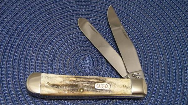 Case XX USA 2 Dot (1998) Stag 5254 SS Trapper Knife