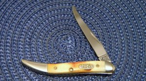 Case XX USA 2009 Stag 510096 SS Tiny Toothpick Knife