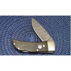 Boker Solingen Germany Bog Oak Damascus Lockback Knife - NIB Boker Solingen Germany Bog Oak Damascus Lockback Knife - NIB