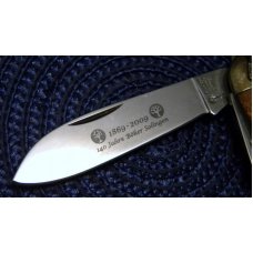 Boker Solingen Germany Flamed Chestnut 140th Anniversary Special Edition Sportsman Knife - NIB