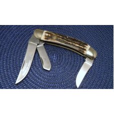 Hen & Rooster Bertram Cutlery Solingen Stag 293-DS Master Quarter Horse Stockman Knife c.2006 - NIB Hen & Rooster Bertram Cutlery Solingen Stag 293-DS Master Quarter Horse Stockman Knife c.2006 - NIB