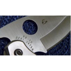 Spyderco VG-10 Seki Japan C98P Plain Edge Poliwog Knife - NIB