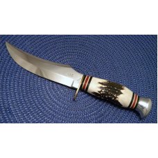 Kissing Crane Robert Klass Solingen Germany Stag # 112 Fixed Blade Sheath Knife