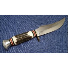 Kissing Crane Robert Klass Solingen Germany Stag # 112 Fixed Blade Sheath Knife