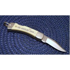 Schrade + USA 511-SC Los Angeles Olympics Scrimshaw Lockback Knife c. 1984 - NIB Schrade + USA 511-SC Los Angeles Olympics Scrimshaw Lockback Knife c. 1984 - NIB