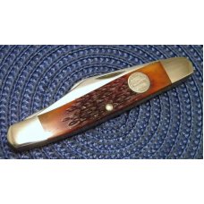 Schrade Walden USA (Taylor Cutlery) Amber Bone SWAJB47 Everlastingly Sharp Stockman Knife - NIB Schrade Walden USA (Taylor Cutlery) Amber Bone SWAJB47 Everlastingly Sharp Stockman Knife - NIB