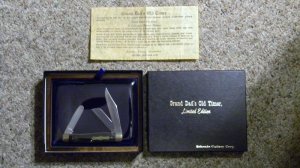 Schrade G.D.O.T USA Delrin Grand Dad's Old Timer Limited Edition Stockman Knife - NIB