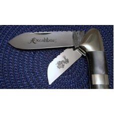 Parker Custom Series Japan Black Pearl Excalibur Gunboat Canoe Knife Parker Custom Series Japan Black Pearl Excalibur Gunboat Canoe Knife