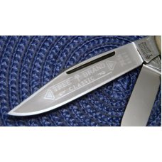 Boker Solingen Germany Tree Brand Classic Bone 7474B Stockman Knife c..1970's - NIB