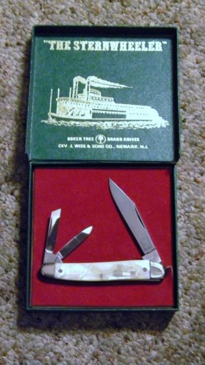 Boker Solingen Germany 1975 LTD. Imitation Pearl 280 Sternwheeler Whittler Knife - NIB